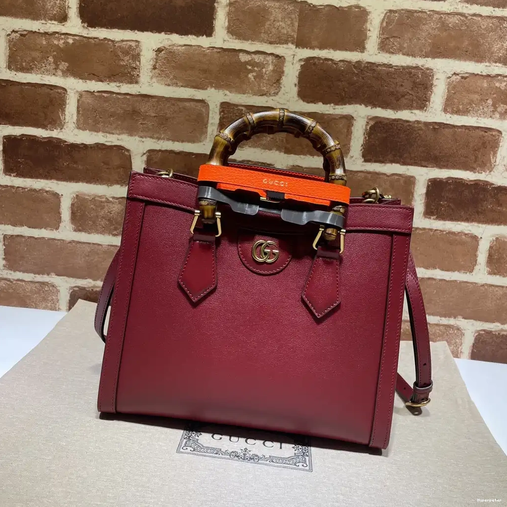 Hyper Peter Gucci small tote Diana bag 0619